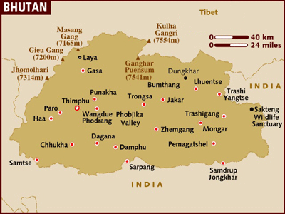 Bhutan (gejat van Lonely Planet)